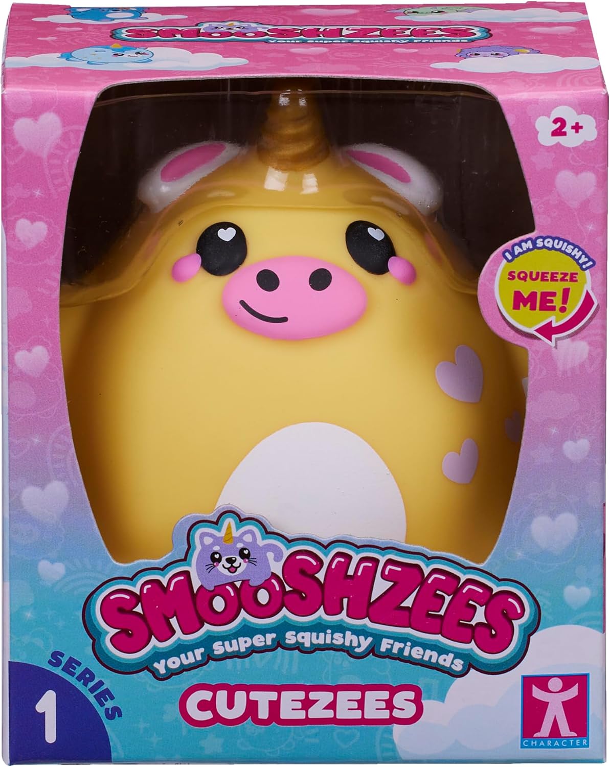 Smooshzees Cutezees Esme Green Kitty - 3.5 Inch Soft Plush Toy