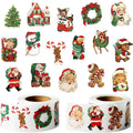 500PCS Christmas Stickers – Self Adhesive Holiday Gift Labels
