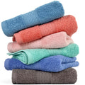 Cleanbear 100% Organic Cotton Hand Towel Set | 6-Pack Soft & Quick Dry