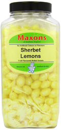 Maxons Sherbet Lemons - Traditional Boiled Sweets Bulk Jar - 3.18kg