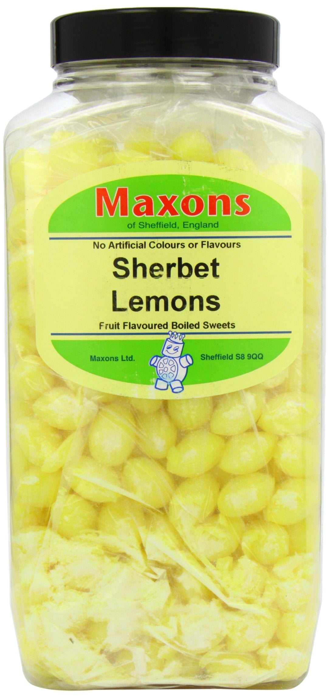 Maxons Sherbet Lemons - Traditional Boiled Sweets Bulk Jar - 3.18kg