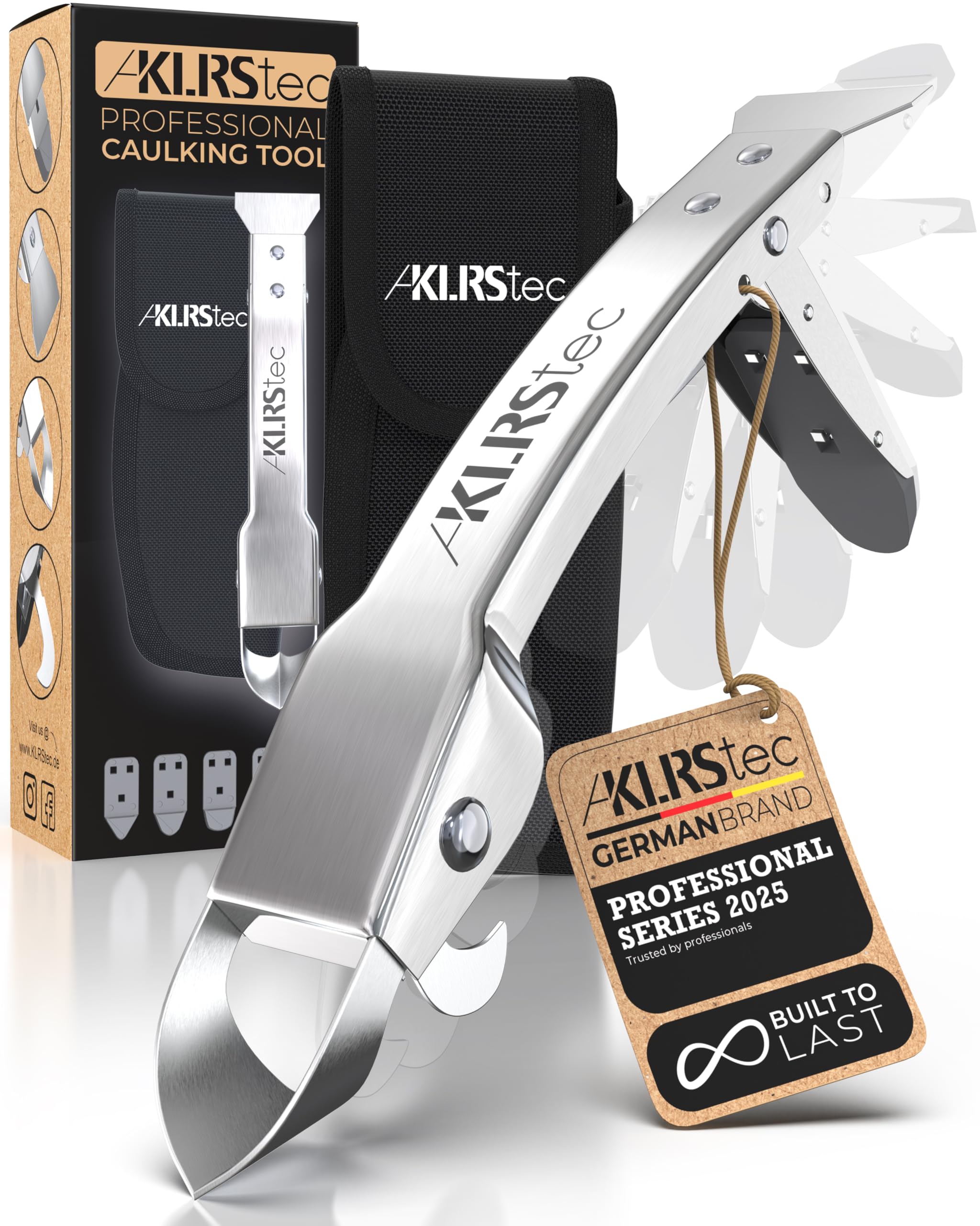 4-in-1 Stainless Steel Caulking and Grout Remover Tool