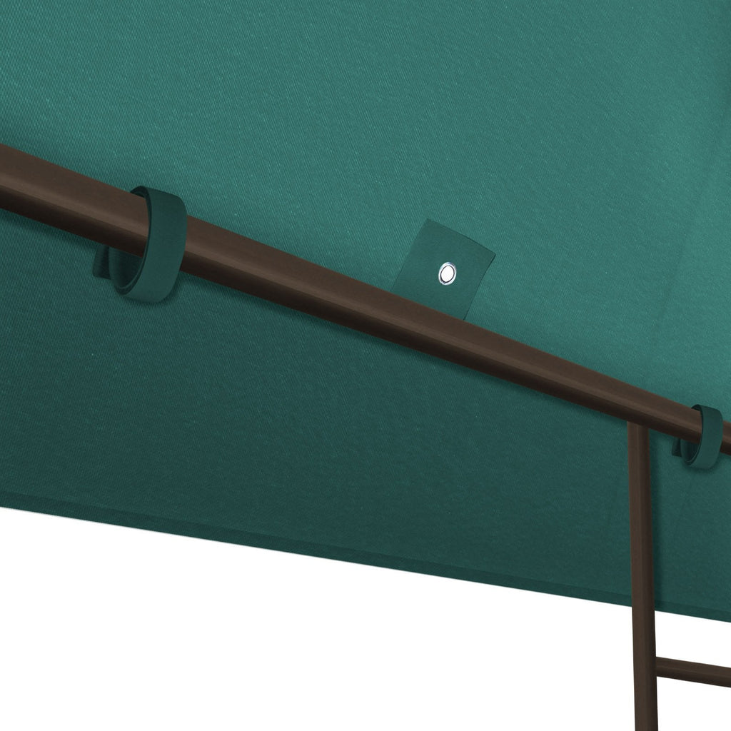 Jolof Store 10x10 Replacement Gazebo Canopy Top - Green Polyester