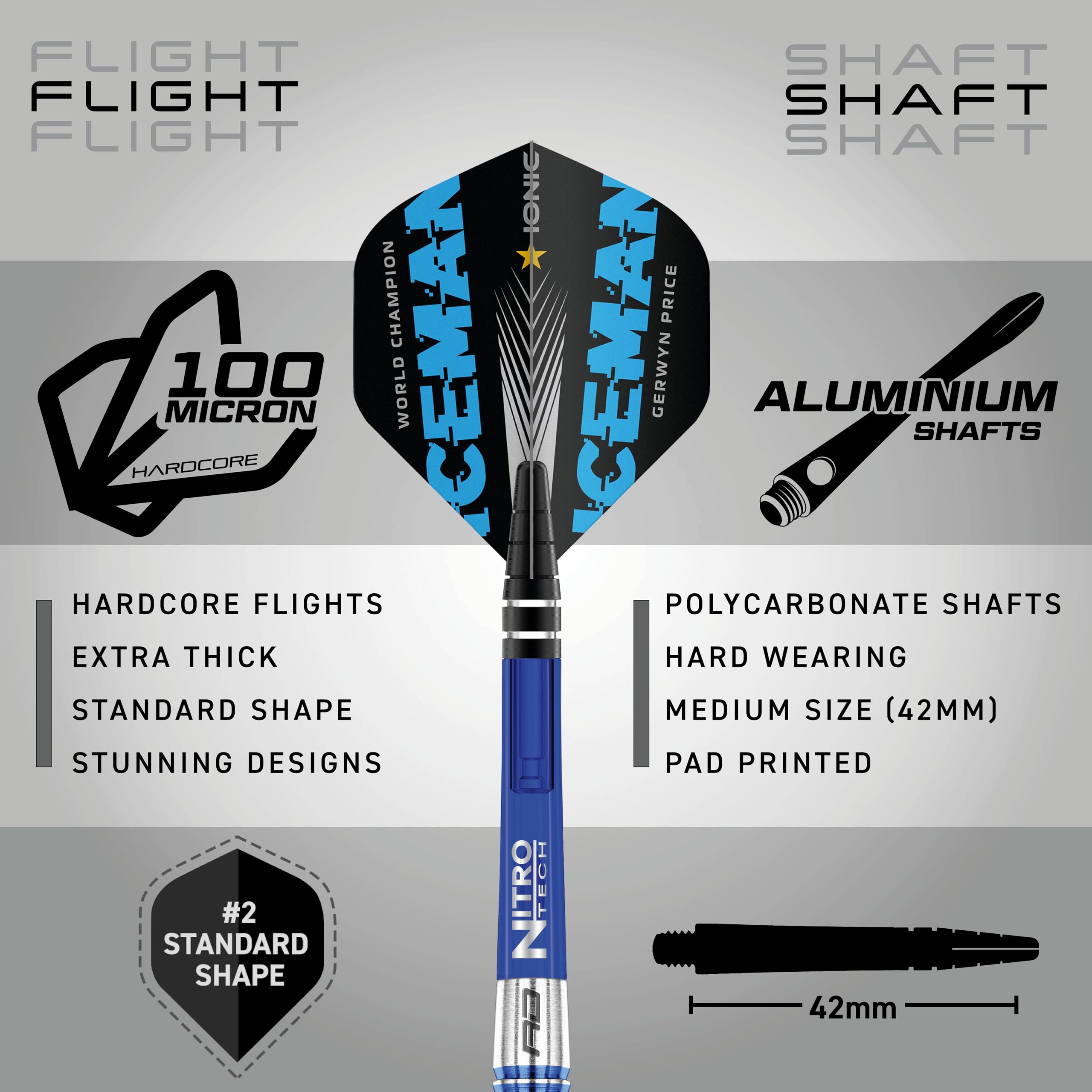 Red Dragon Gerwyn Price Originals 26g Tungsten Steel Tip Darts Set