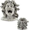 Darware Medusa Head Planter - Large Resin Greek Goddess Garden Statue
