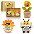 Emotional Support Crochet Set – 3Pcs Handmade Knitted Dolls
