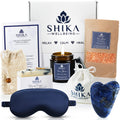 Shika Wellbeing 6-Piece Aromatherapy Self Care Gift Set with Gua Sha