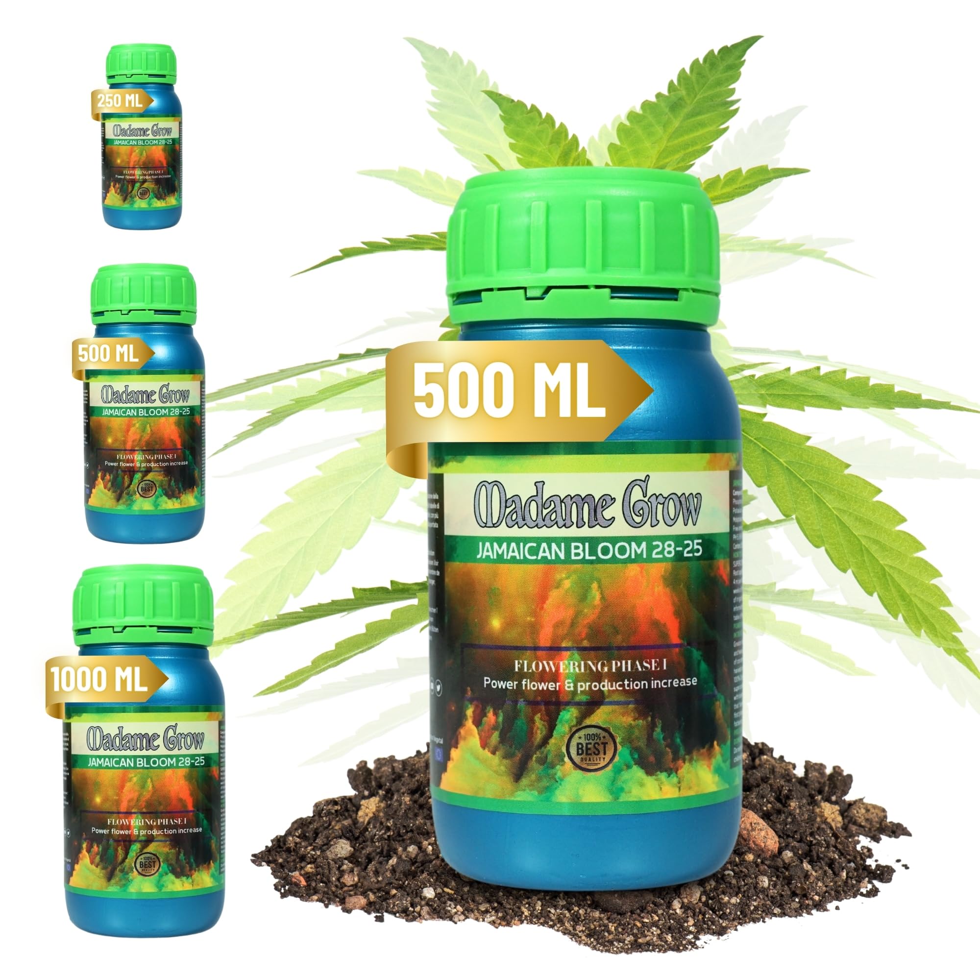 Madame Grow Jamaican Bloom Organic Flowering Fertilizer - 500mL