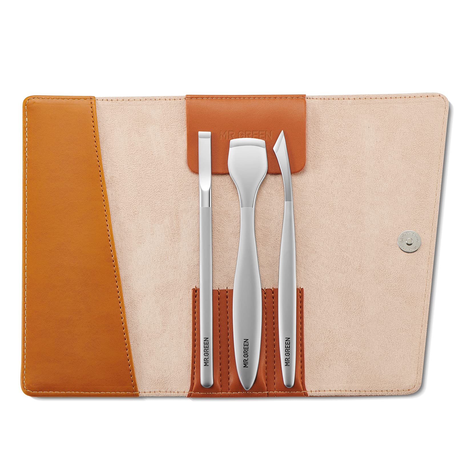 MR.GREEN 3Pcs Pedicure Knife Set | Stainless Steel Ingrown Toenail Tools