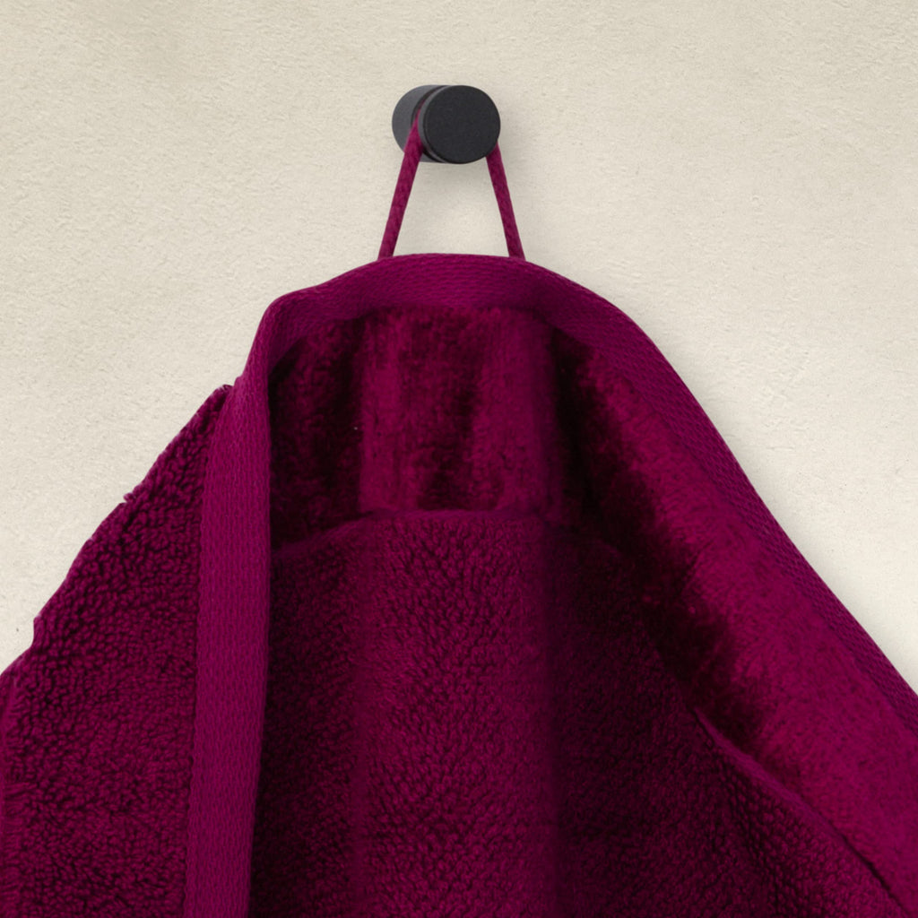 Möve Bamboo Luxe soap cloth 30 x 30 cm made of 60% cotton / 40% viscose from bamboo cellulose, berry - image 3