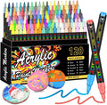 Jolof Store 120 Acrylic Paint Pens Set | 0.7mm Fine Tip Markers for Rock Art