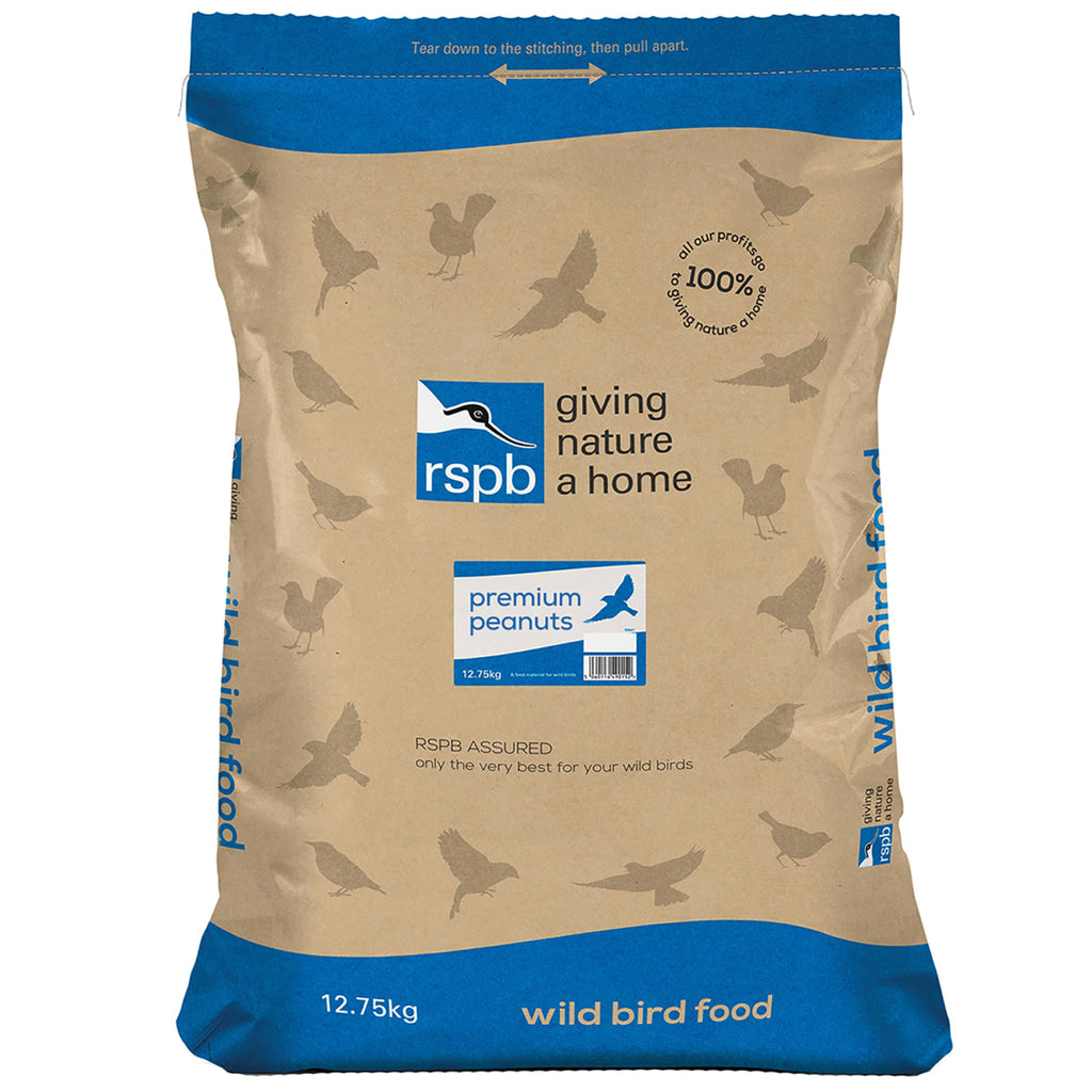 RSPB Peanuts for Wild Birds - High Energy Protein Bird Food - 12.75kg