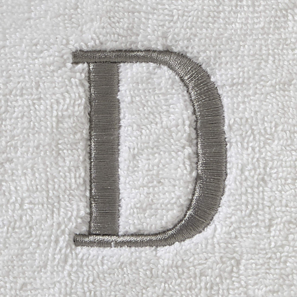 SKL Home Casual Monogram Bath Towel, D, 28x54