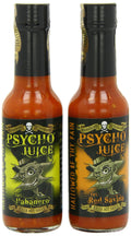 Psycho Juice Hot Sauce Mix 7 - Red Savina & Habanero Pack (2 x 148ml)