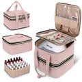 Yarwo Nail Polish Organiser | Detachable Case for 72 Bottles & Nail Lamp