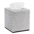 BTSKY Sparkly Rhinestone Tissue Box Cover – Crystal Cube Tissue Holder