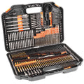 Terratek 246pc Combination Drill Bit Set | HSS Titanium & Masonry Bits