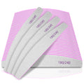 Jolof Store Professional Nail Files 50pcs – 180/240 Grit Washable Emery Board