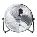 Senelux 12 Inch High Velocity Floor Fan | 3-Speed Chrome Gym Fan