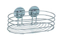 WENKO Turbo-Loc Wall Shelf – No-Drill Chrome Steel Bathroom Organizer