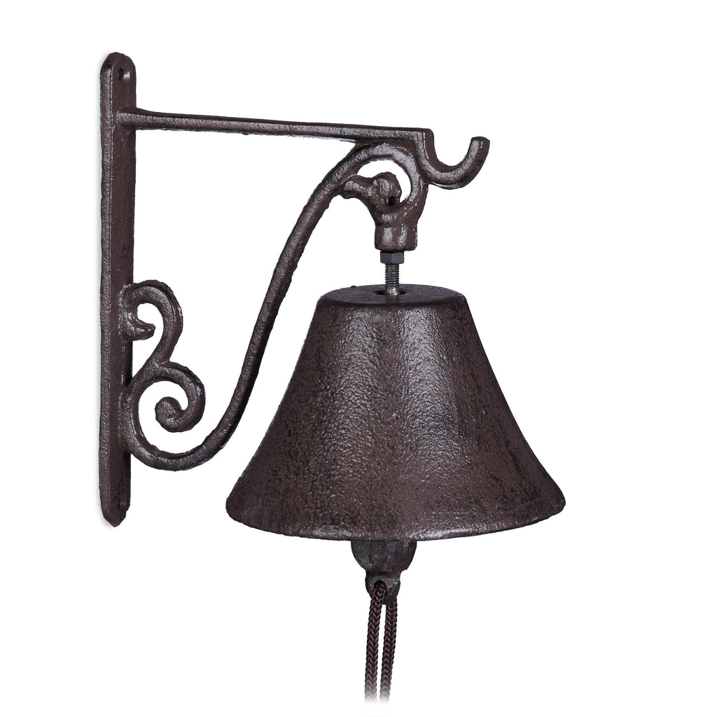 Relaxdays Cast Iron Doorbell – Vintage Country Style Wall Mount Garden Bell
