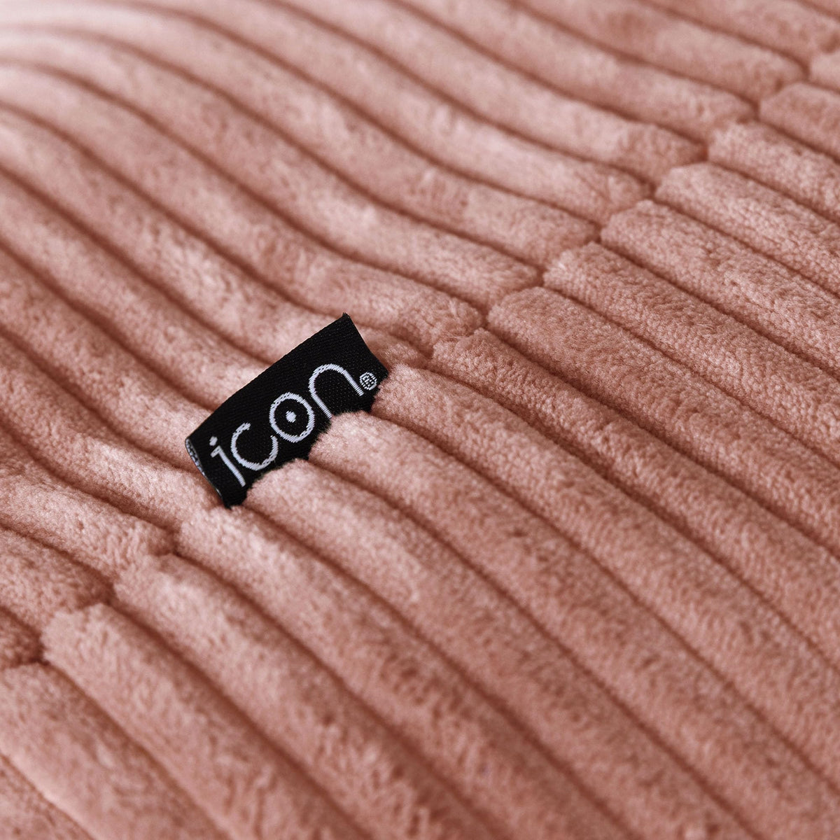 icon Milano Large Cord Bean Bag Footstool with Filling Included, Pink - image 5