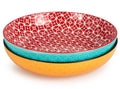 DOWAN Large Ceramic Serving Bowl - 2.9 Qt Porcelain Salad Pasta Platter