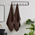 Catherine Lansfield Quick Dry Cotton Bath Sheet Pair, Chocolate – 90x140cm