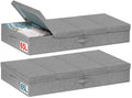 Mepure Underbed Storage Boxes - 2 Pack Large Foldable Fabric Organizers