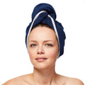 Sowel Hair Towel Wrap – 100% Organic Cotton Turban for Hair Drying