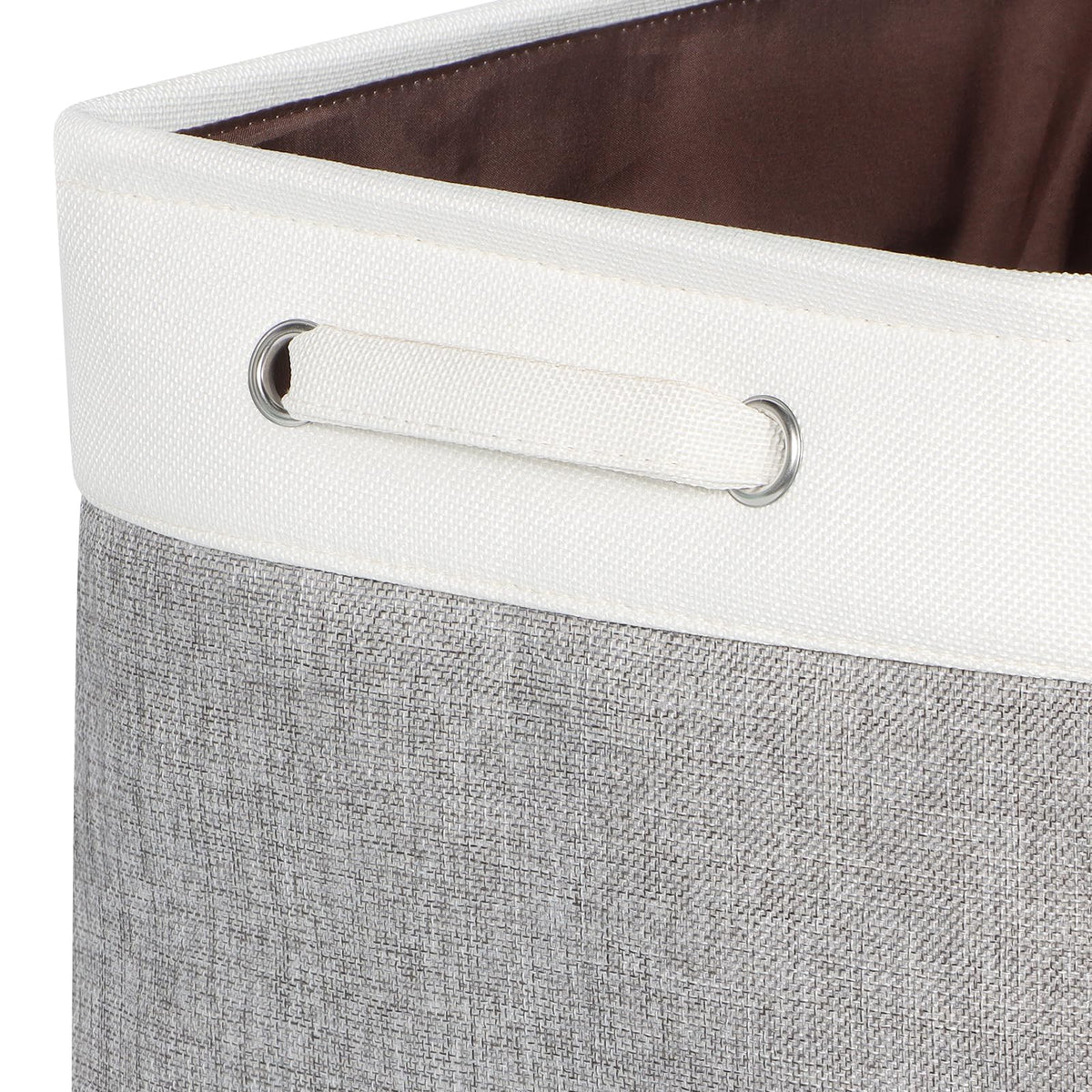KEEGH Fabric Storage Baskets Set of 3, 17 Inch Storage Boxes for Shelves - image 3