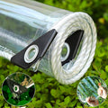 Jolof Store Heavy Duty Clear PVC Tarpaulin – Waterproof Pergola Cover