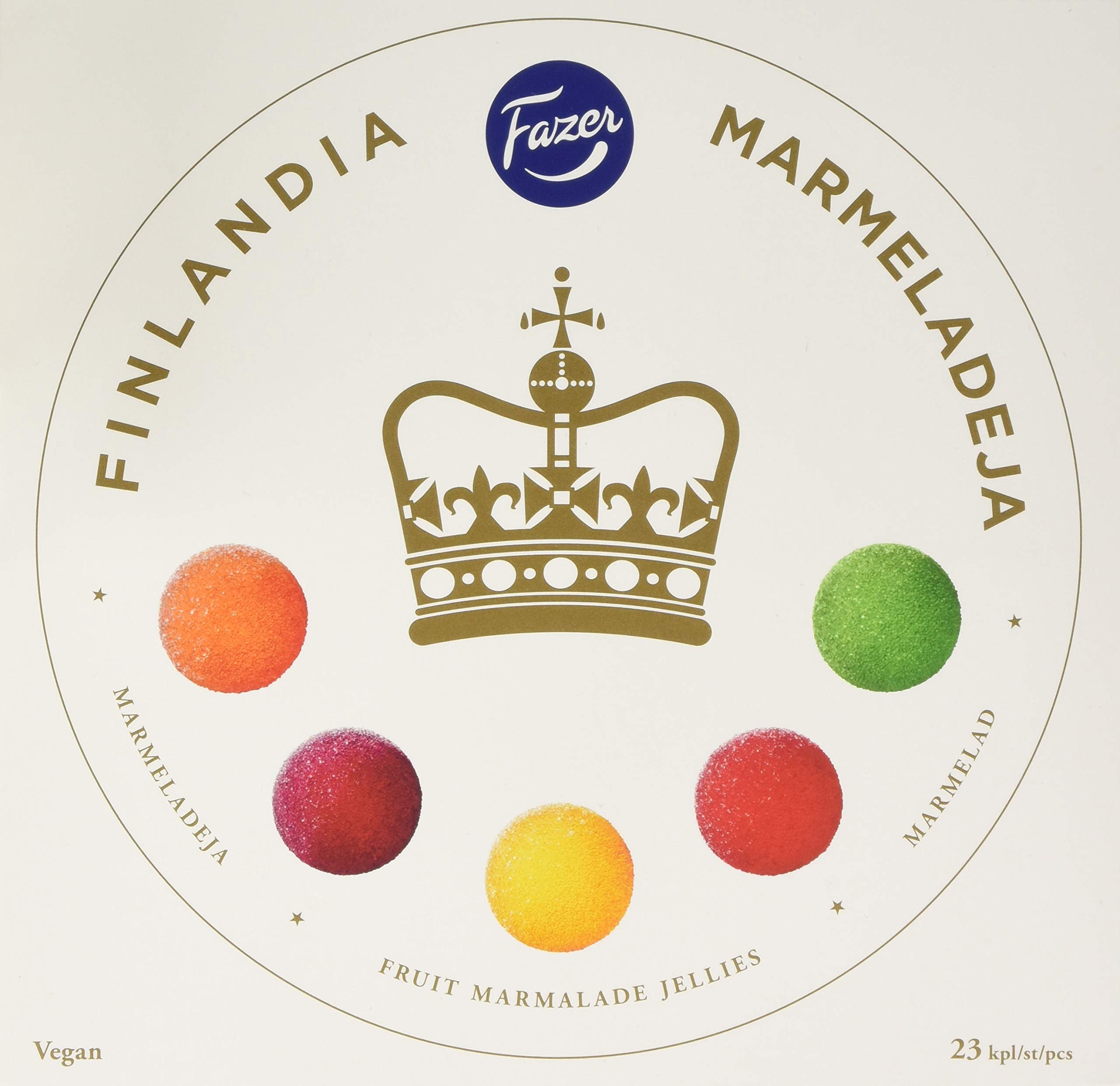 Fazer Finlandia Fruit Jellies – Premium Gelatin-Free Finnish Candy, 500g