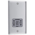 BG Nexus Metal Dual Voltage Shaver Socket – Brushed Steel Finish