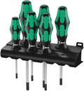 Wera 367/6 TORX Kraftform Screwdriver Set with Rack - 6 Piece Set