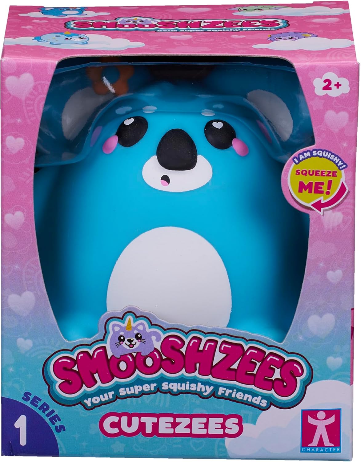 Smooshzees Cutezees Esme Green Kitty - 3.5 Inch Soft Plush Toy