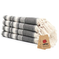 Bazaar Anatolia Turkish Hand Towels - Set of 4 Cotton Quick-Dry Towels