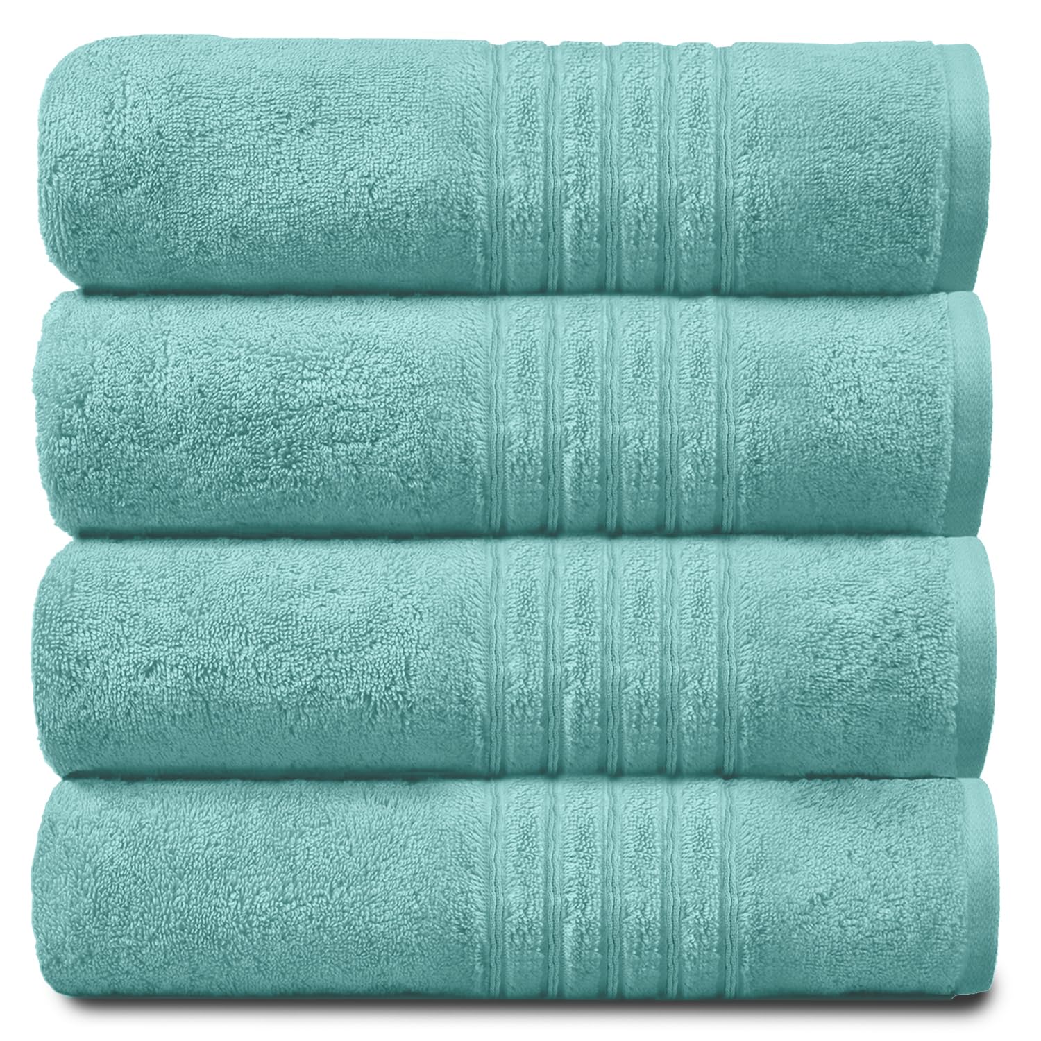 GC Gaveno Cavailia Extra Large Bath Sheets | 450 GSM Cotton Towels, 4PK