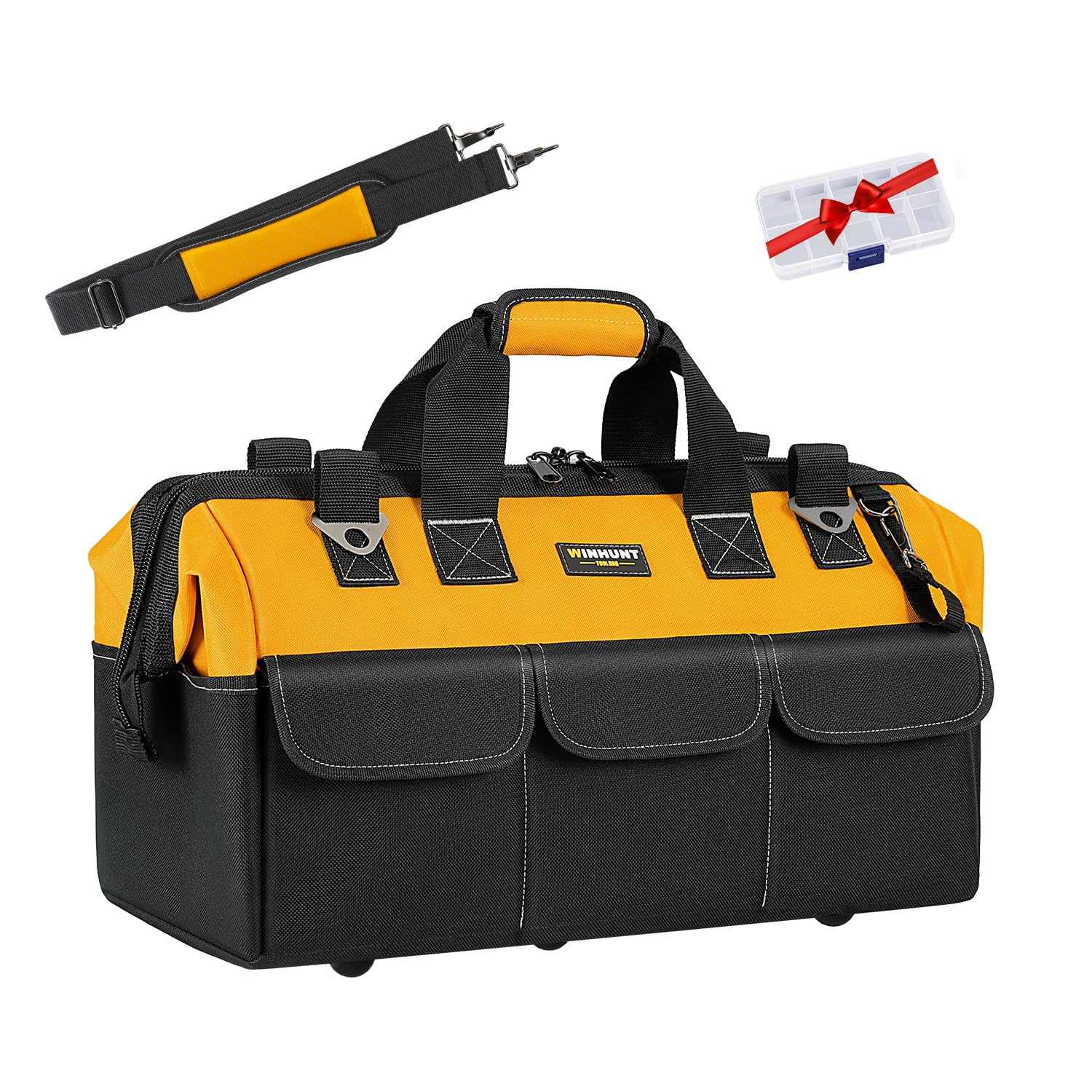 WINHUNT 20 Inch Extra Large Tool Bag | Waterproof Wide Mouth Organizer