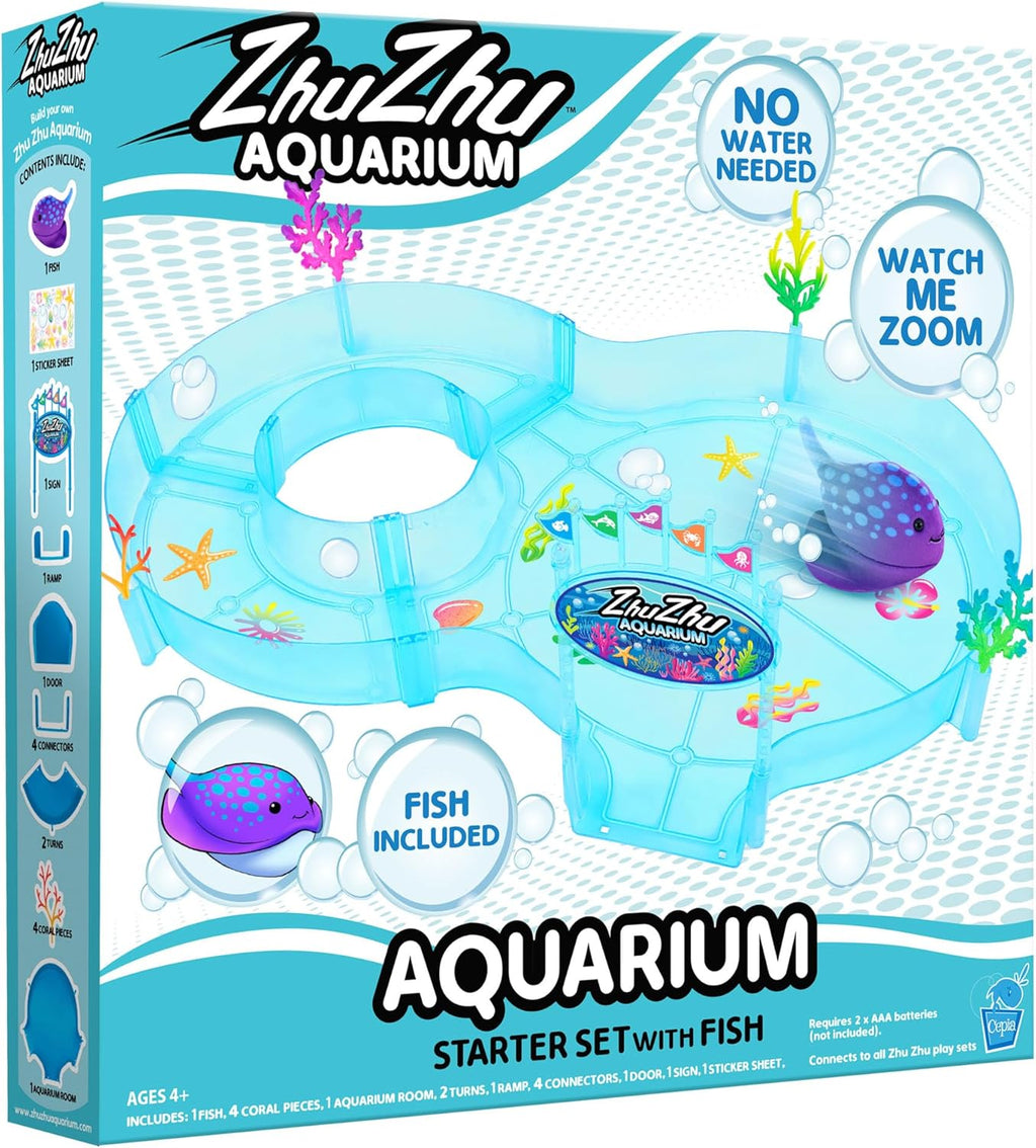 Zhu Zhu Aquarium Figure of 8 Starter Playset with Exclusive Fish