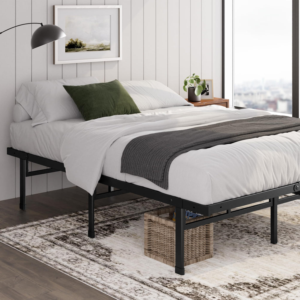 Zinus Justin Super King Metal Bed Frame | 180x200cm Steel Slat Support
