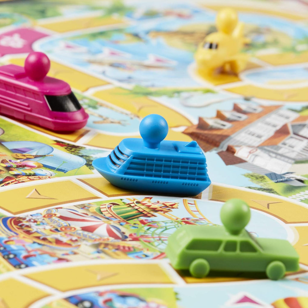 Hasbro The Game of Life Junior Board Game – Kids Family Vacation Edition