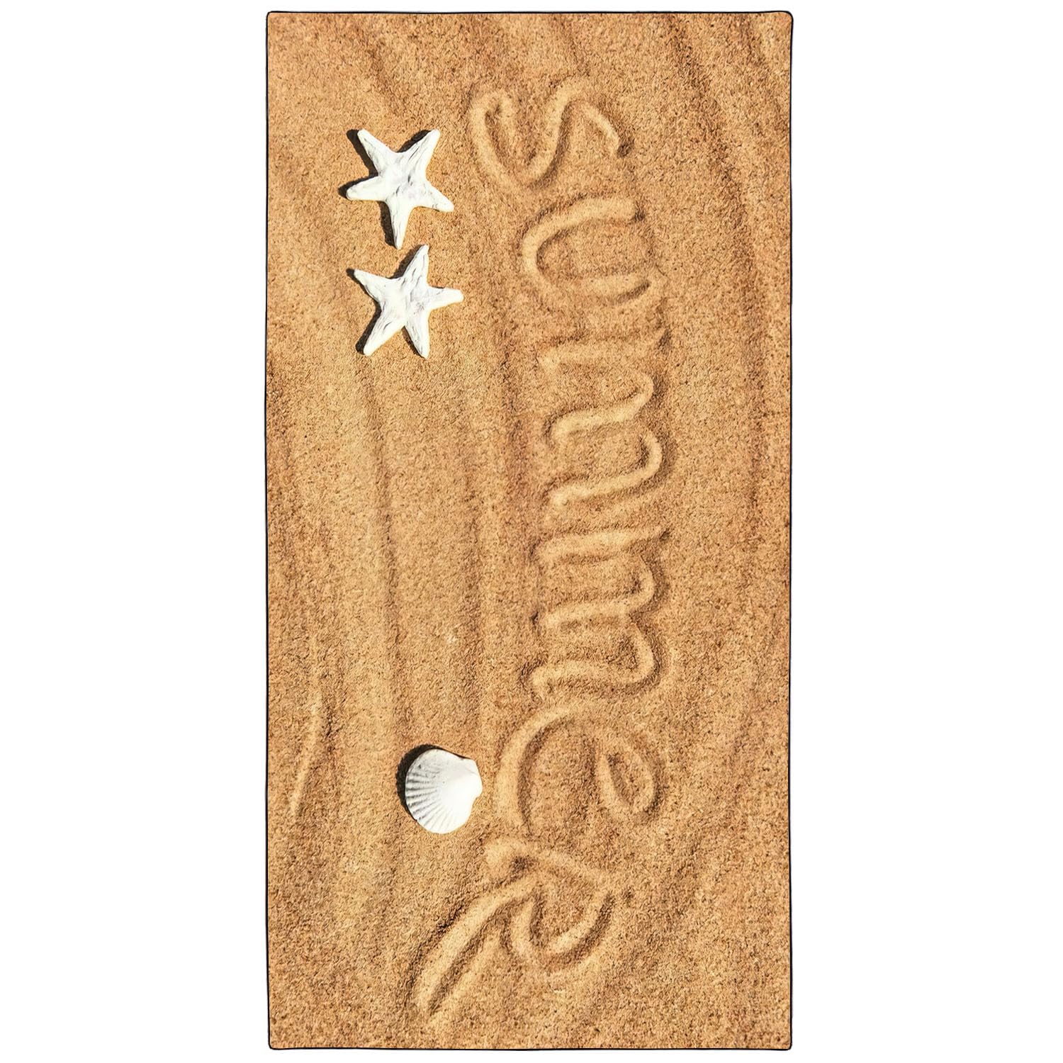 YISUMEI Starfish Shells Microfibre Beach Towel – Extra Large Quick Dry