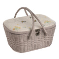 Hobby Gift Wicker Sewing Box – Large Linen Bee Craft Storage Basket