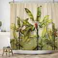 Tropical Palm Leaves Shower Curtain | Waterproof Polyester