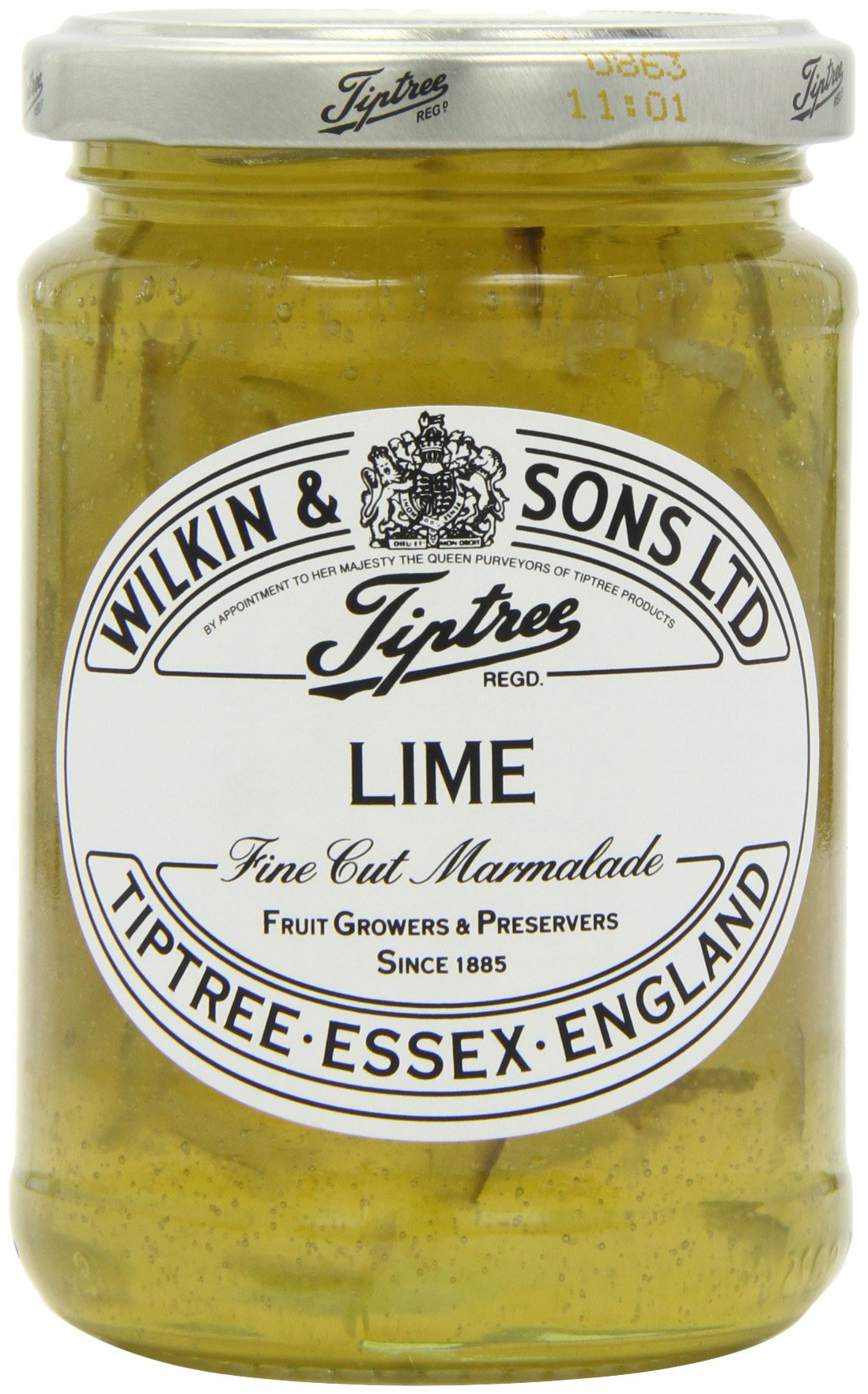 Tiptree Lime Marmalade – Gourmet Fruit Spread, 340g Jar (Pack of 6)