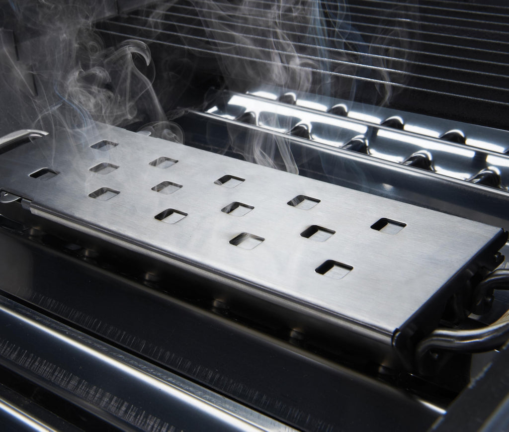 Broil King 60190 Premium Smoker Box – Dual Chamber Stainless Steel