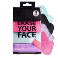 Danielle Creations Erase Your Face Reusable Makeup Remover Cloths - 4 Pack