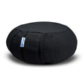 Yogan Meditation Cushion - Organic Cotton & Buckwheat Hulls - Jet Black