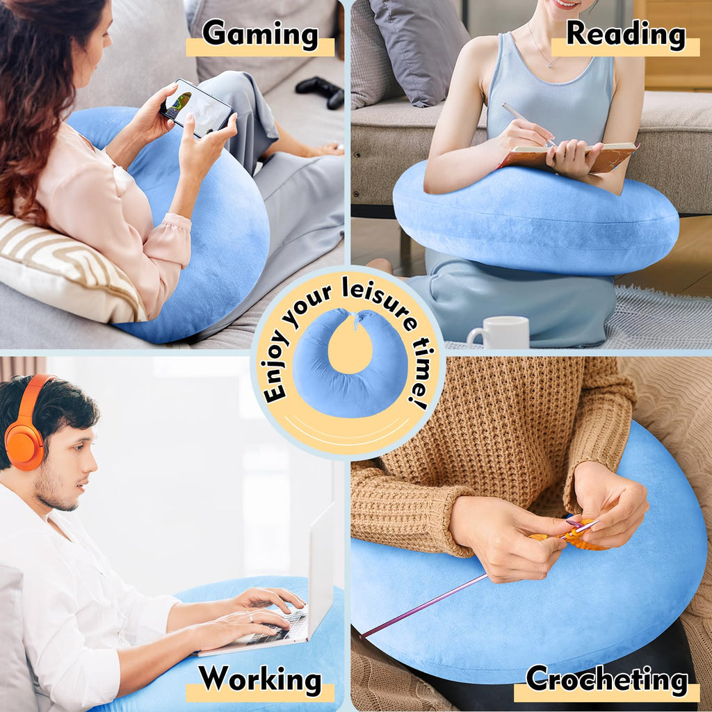 Jolof Store Reading Gaming Pillow – Ergonomic Arm Support Lap Desk